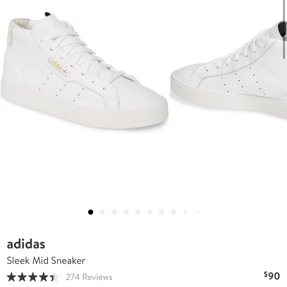 Adidas sleek mid sneaker